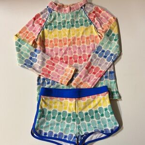 Boden Multicolor Kids Swim Rashguard Set